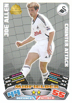 Joe Allen Swansea City 2011/12 Topps Match Attax #282